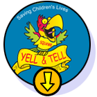 Yell and Tell Poster on Child Safety