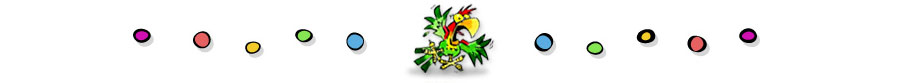 Squawk mascot bird of Yell and Tell Safety Program